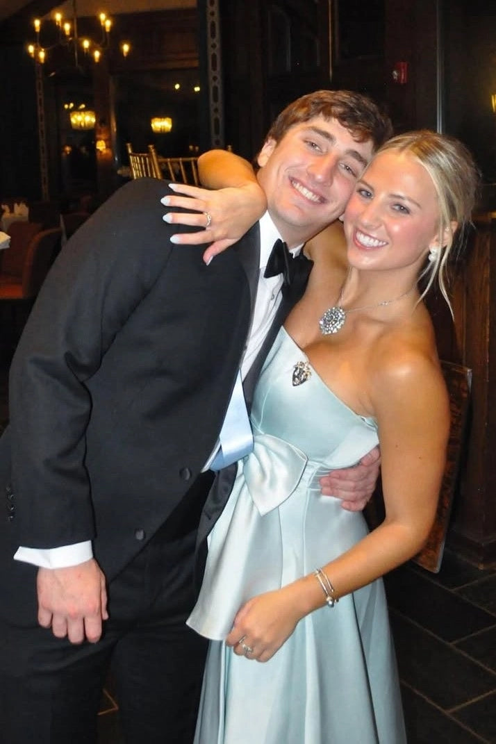 Elegant A-Line Straight-Neck Strapless Satin Floor-Length Bow Prom Dress