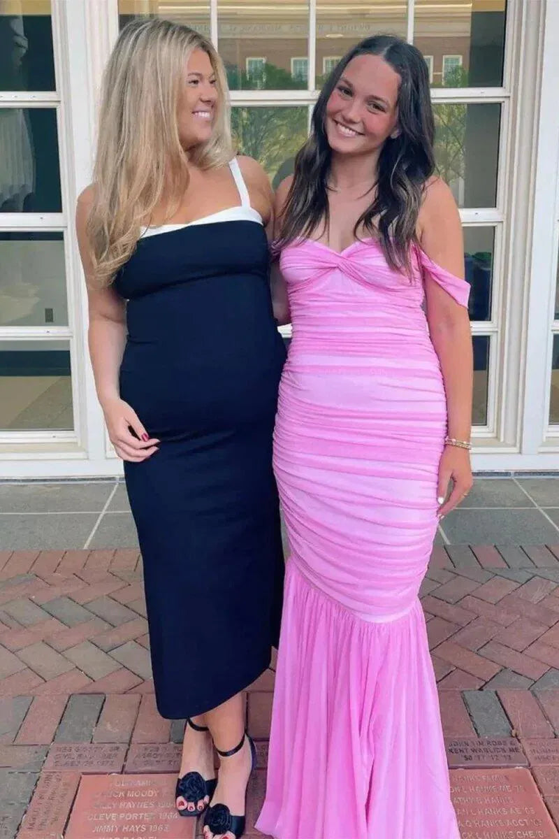 Glamorous Mermaid Sweetheart Sleeveless Lace-Up Back Floor-Length Prom Dress