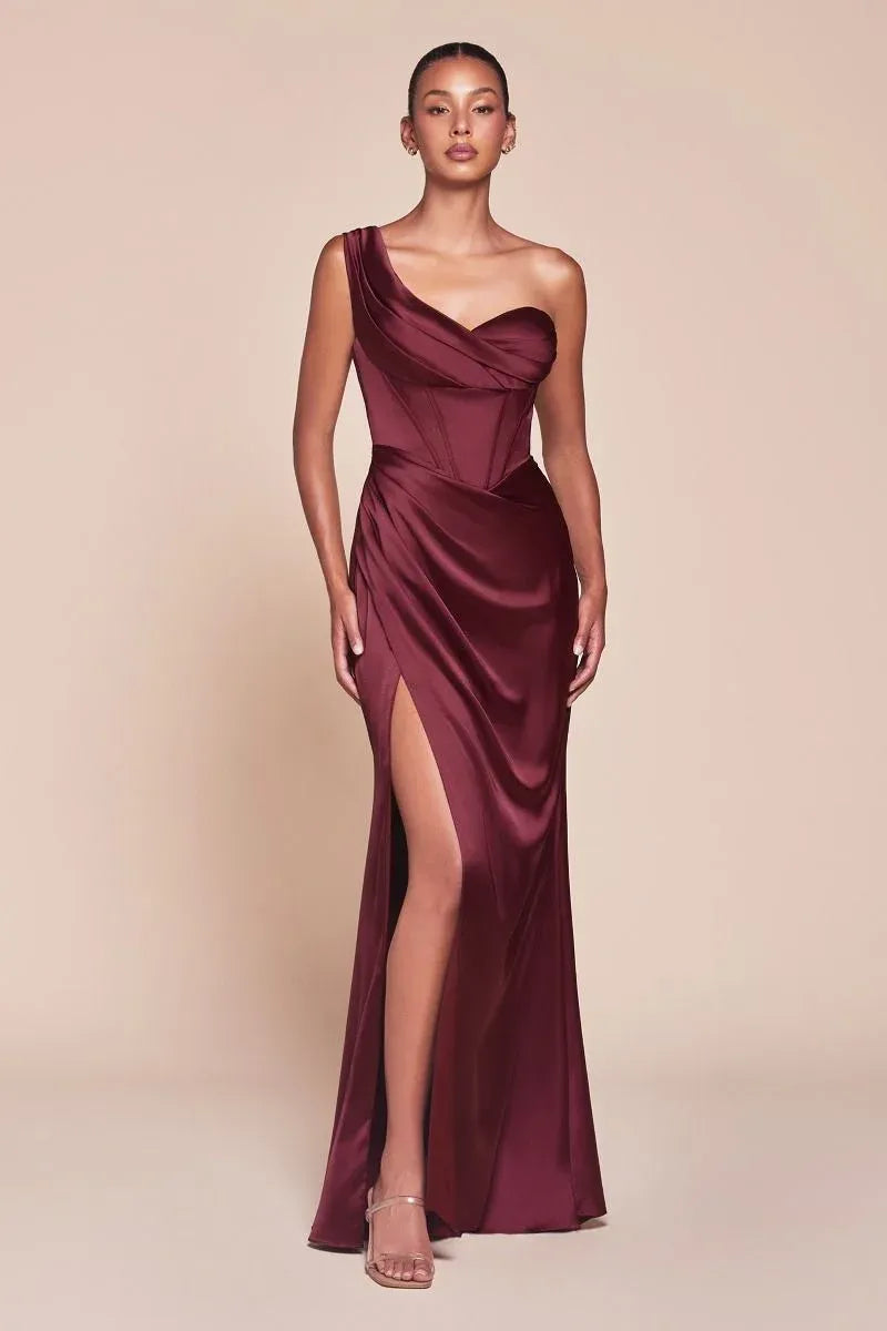 Elegant Sheath Sweetheart Off Shoulder Lace-Up Back Floor-Length Evening Dress