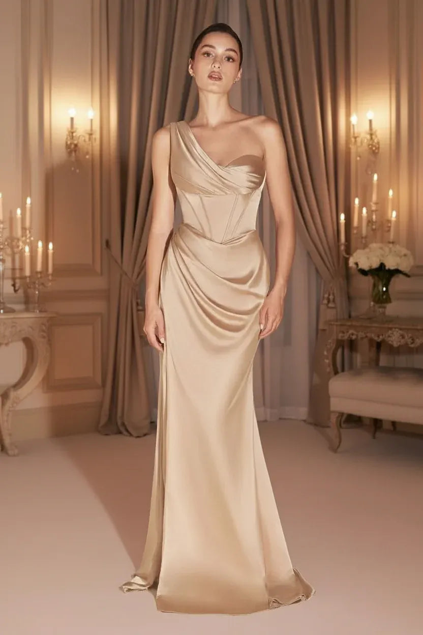 Elegant Sheath Sweetheart Off Shoulder Lace-Up Back Floor-Length Evening Dress