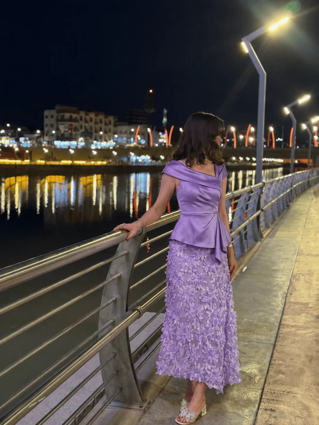 Elegant A-Line Asymmetric Neckline Cap Sleeve Zipper Maxi Mother of the Bride Dress