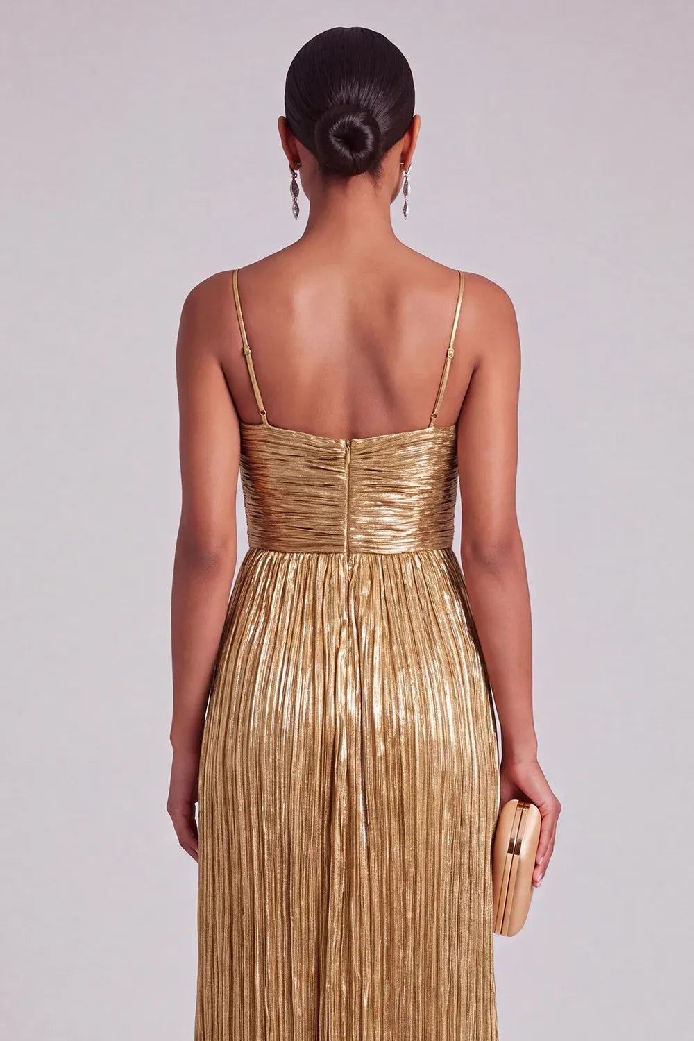 Glamorous Column Sweetheart Spaghetti Straps Zipper Back Floor Length Evening Dress