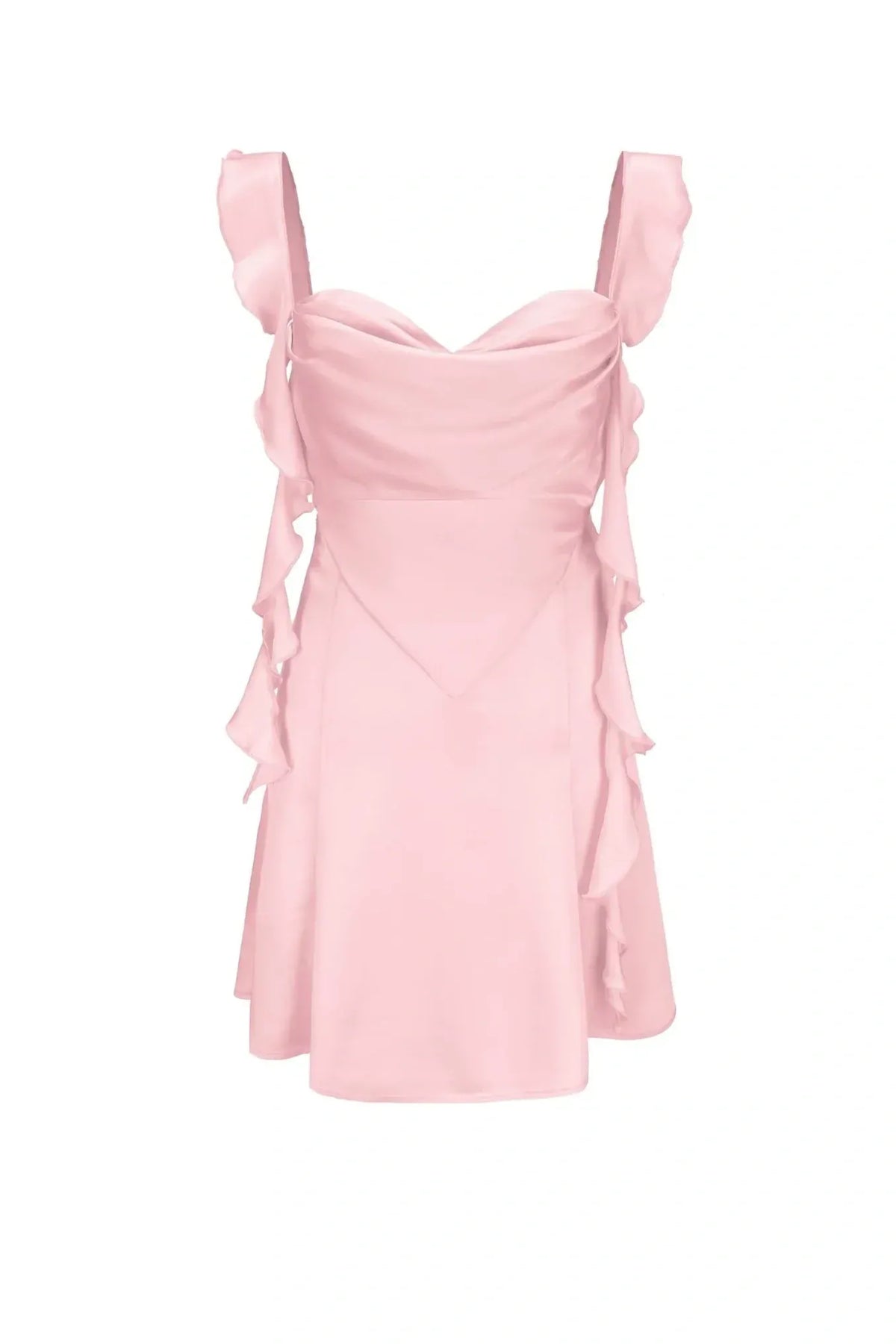 Charming Sheath Sweetheart Sleeveless Backless Asymmetric Mini Pink Homecoming Dress