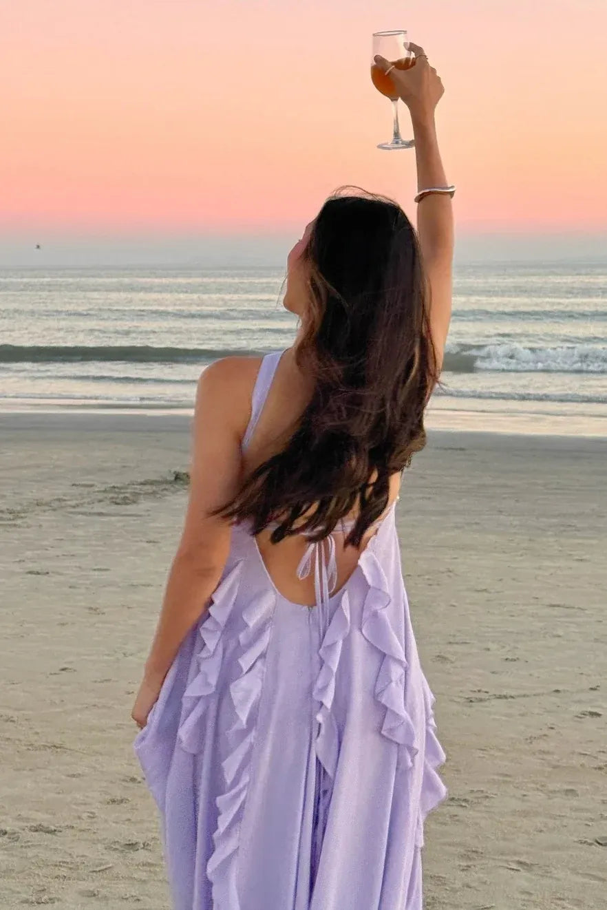 Romantic A-Line Sweetheart Sleeveless Lace-Up Back Floor-Length Prom Dress