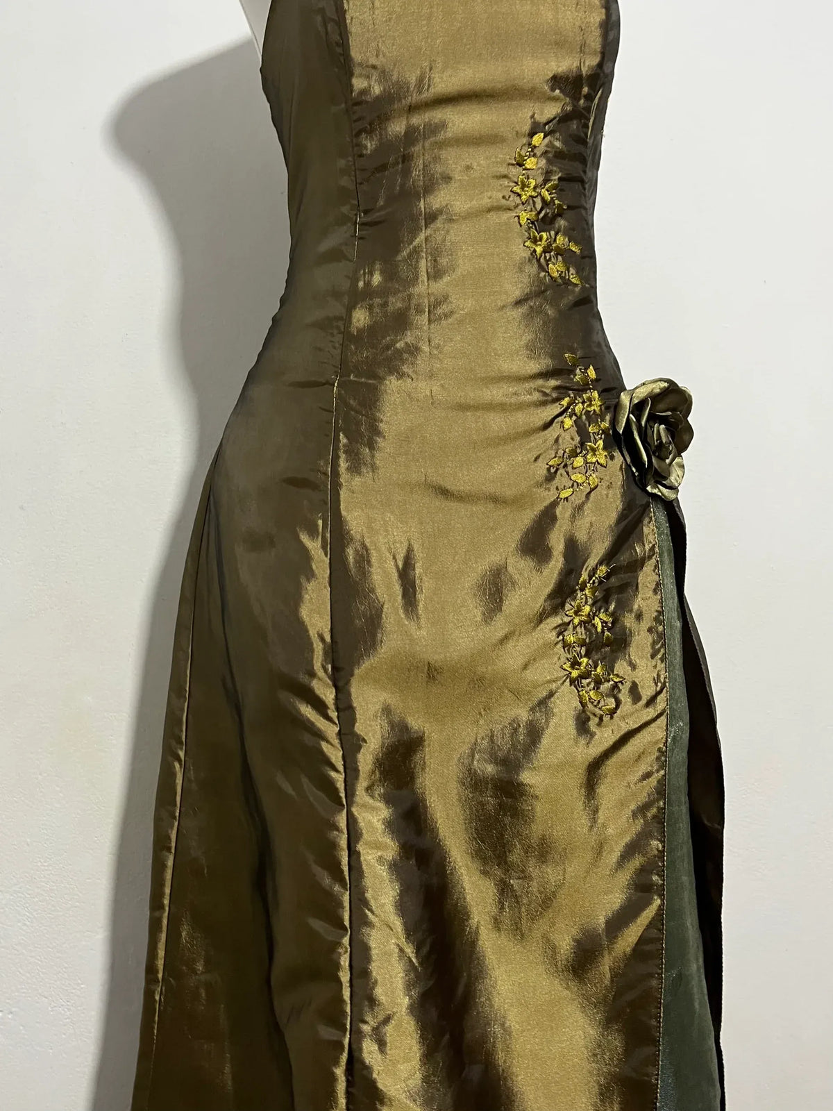 Elegant A-Line Strapless Sleeveless Lace-Up Layered Floor-Length Evening Dress