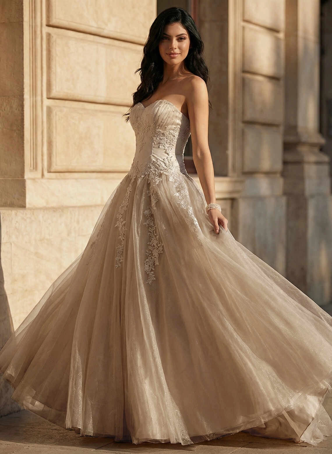 Romantic Ball Gown Sweetheart Sleeveless Tulle Floor Length Plus Size Prom Dress