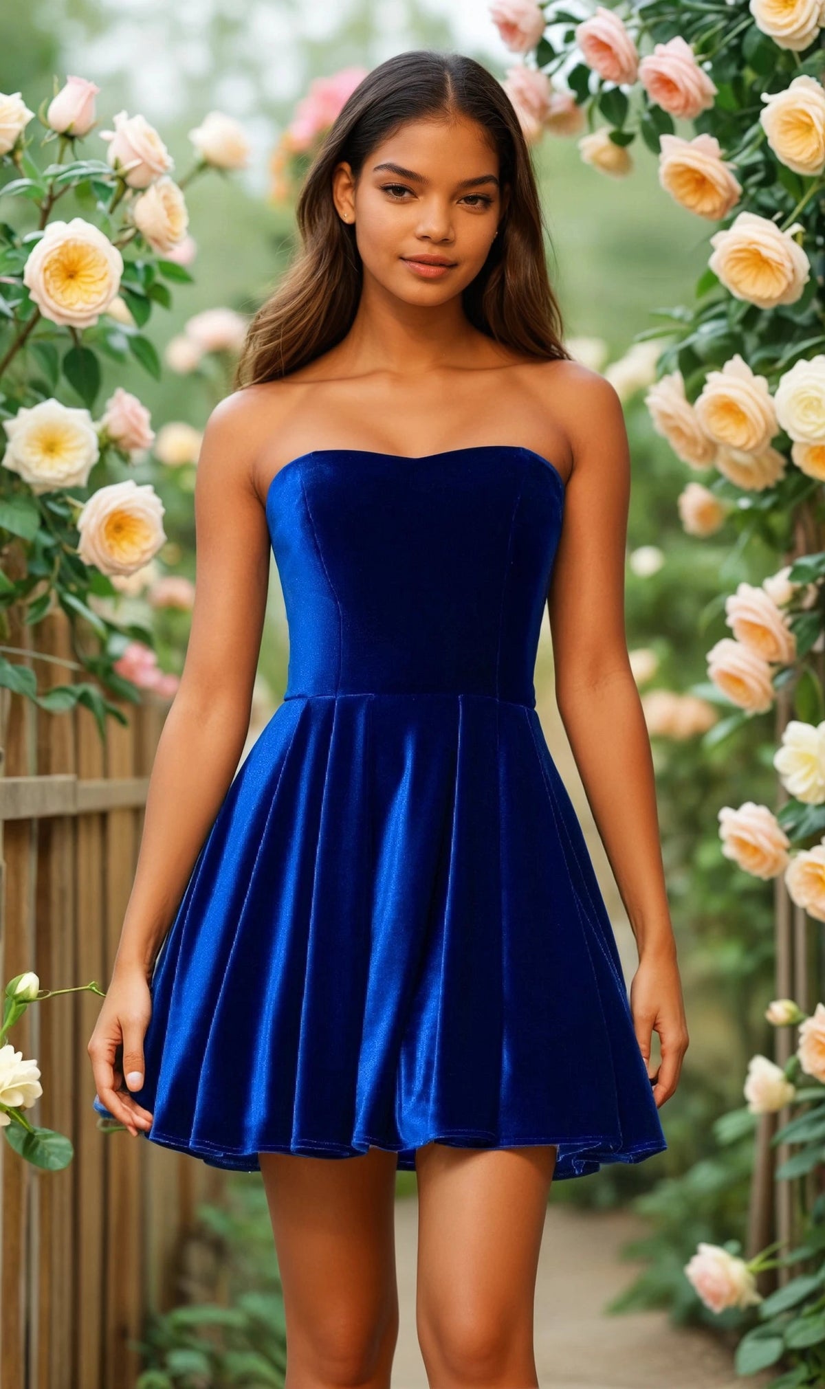 Elegant A Line Sweetheart Strapless Velvet Mini Homecoming Dress