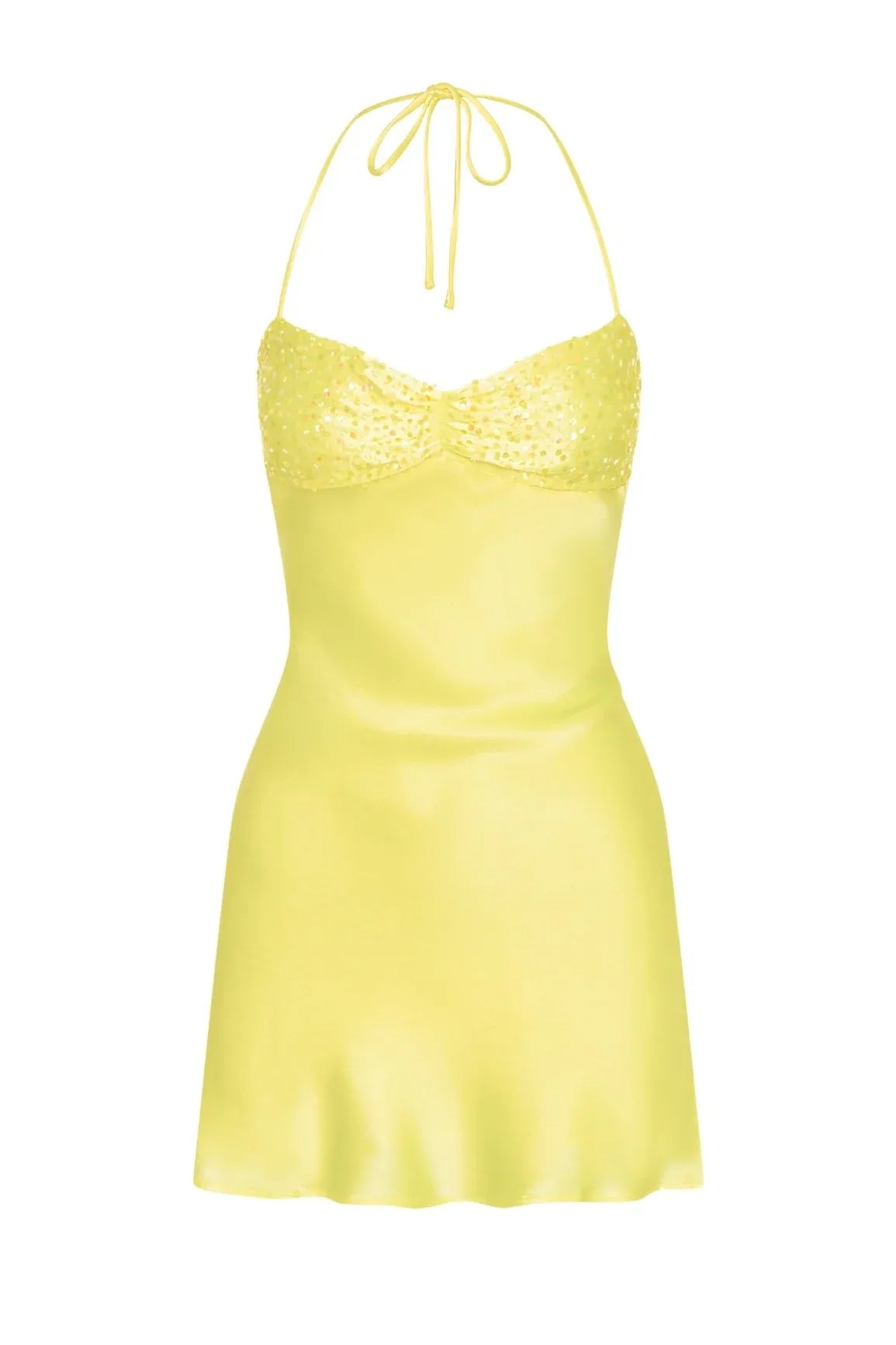 Radiant Sheath Sweetheart Halter Lace Up Back Mini Homecoming Dress
